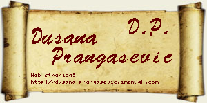 Dušana Prangašević vizit kartica